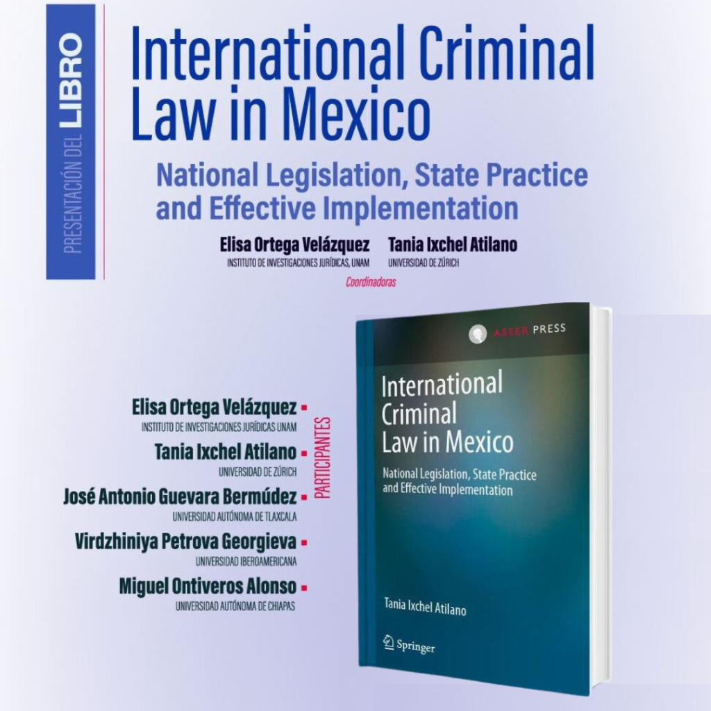 Presentación del libro | “International Criminal Law in Mexico”