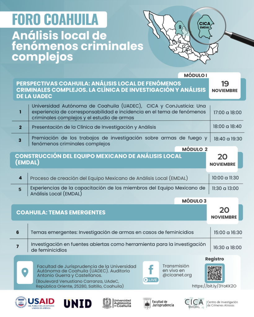 Foro Coahuila CICA emdal conjusticia armas